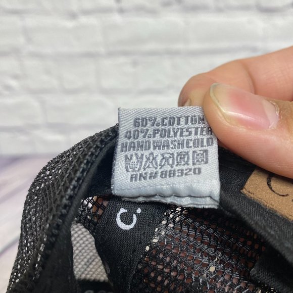 Pony Tail Women Hat Cap Strap Back Gray Distressed Mesh Back C.C. Ladies - Picture 9 of 9